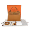 エルメス HERMES ケリー28　外縫い C刻印　(2018年製) ゴールド　ゴールド金具 ヴォーエプソン レディース ショルダーバッグ