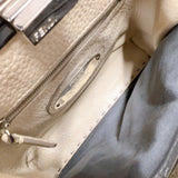 フェンディ FENDI ピーカブー　ミニ 8BN244 グレー　シルバー金具 カーフ/パイソン レディース ハンドバッグ