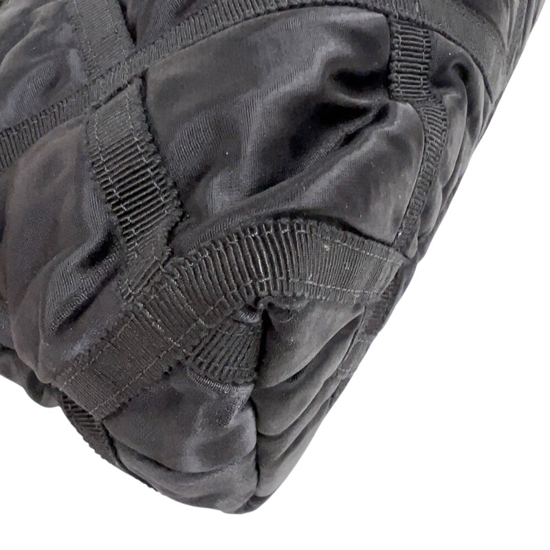 シャネル CHANEL マトラッセグログラントート ブラック　ゴールド金具 ナイロン/レザー レディース トートバッグ
