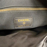 シャネル CHANEL マトラッセグログラントート ブラック　ゴールド金具 ナイロン/レザー レディース トートバッグ