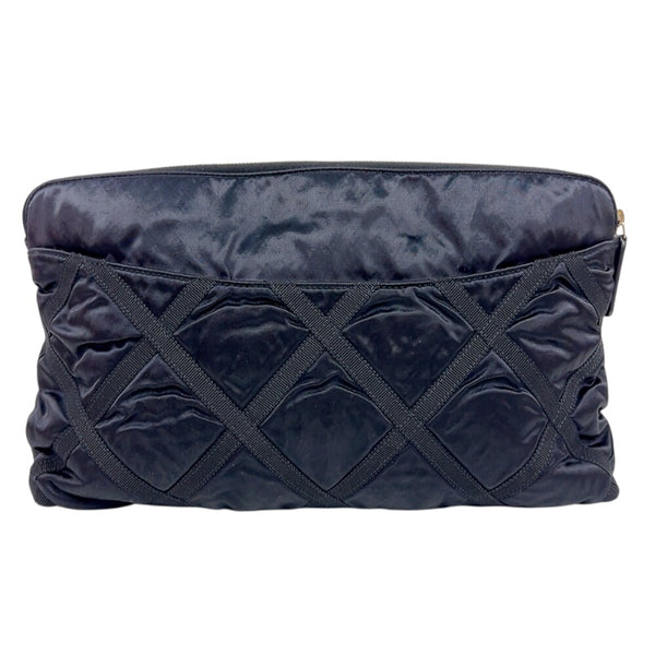 シャネル CHANEL マトラッセグログラントート ブラック　ゴールド金具 ナイロン/レザー レディース トートバッグ