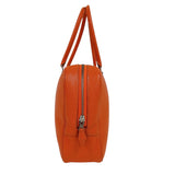 エルメス HERMES プリュムエラン28 □I刻印　(2005年製)　 オレンジ　シルバー金具 シェーブル レディース ハンドバッグ