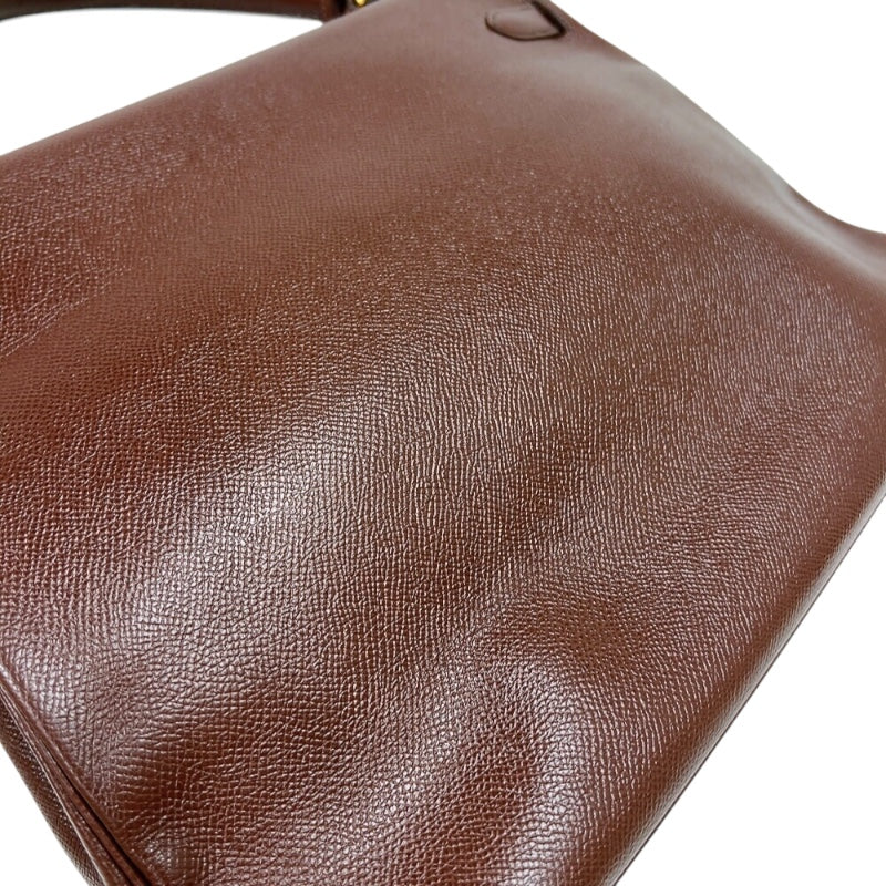エルメス HERMES ケリー35 □A刻印　(1997年製) ショコラ　ゴールド金具 クシュベル レディース ハンドバッグ