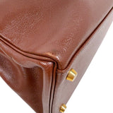 エルメス HERMES ケリー35 □A刻印　(1997年製) ショコラ　ゴールド金具 クシュベル レディース ハンドバッグ