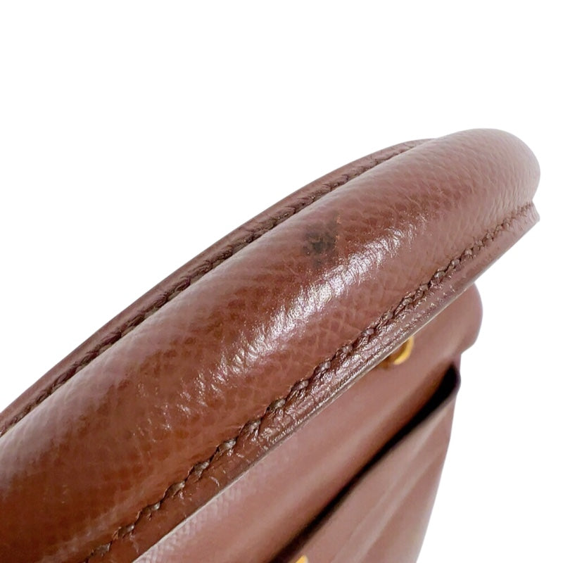 エルメス HERMES ケリー35 □A刻印　(1997年製) ショコラ　ゴールド金具 クシュベル レディース ハンドバッグ