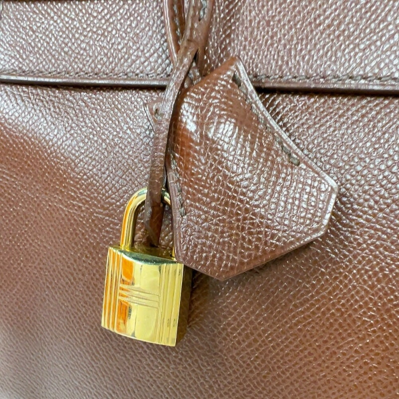 エルメス HERMES ケリー35 □A刻印　(1997年製) ショコラ　ゴールド金具 クシュベル レディース ハンドバッグ