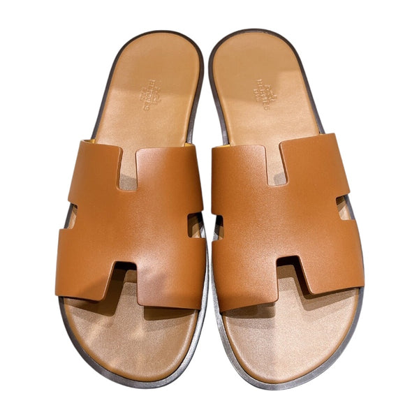 エルメス HERMES イズミールフラットサンダル H041141Z レザー メンズ サンダル