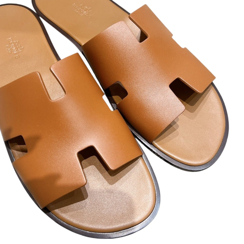 エルメス HERMES イズミールフラットサンダル H041141Z レザー メンズ サンダル