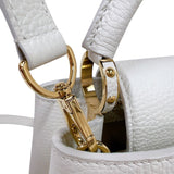 ルイ・ヴィトン LOUIS VUITTON カプシーヌBB M55832 ホワイト　ゴールド金具 トリヨンレザー レディース ショルダーバッグ