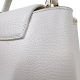 ルイ・ヴィトン LOUIS VUITTON カプシーヌBB M55832 ホワイト　ゴールド金具 トリヨンレザー レディース ショルダーバッグ