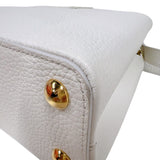 ルイ・ヴィトン LOUIS VUITTON カプシーヌBB M55832 ホワイト　ゴールド金具 トリヨンレザー レディース ショルダーバッグ