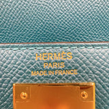 エルメス HERMES ケリー28 外縫い D刻印　(2019年製) ヴェールヴォスフォール ゴールド金具 ヴォーエプソン レディース ハンドバッグ