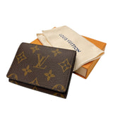 ルイ・ヴィトン LOUIS VUITTON カードケースアンヴェロップ・カルト ブラウン モノグラム ユニセックス カードケース