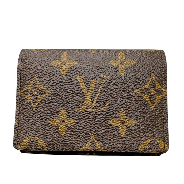 ルイ・ヴィトン LOUIS VUITTON カードケースアンヴェロップ・カルト ブラウン モノグラム ユニセックス カードケース