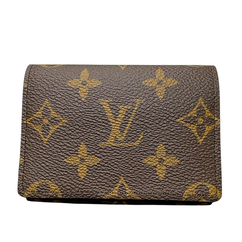 ルイ・ヴィトン LOUIS VUITTON カードケースアンヴェロップ・カルト ブラウン モノグラム ユニセックス カードケース