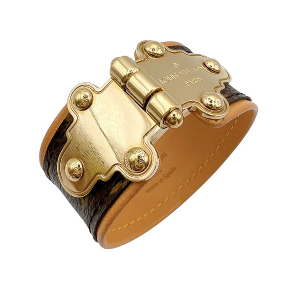 ルイ・ヴィトン LOUIS VUITTON ブラスレセイブイット ブラウン モノグラム アクセサリー