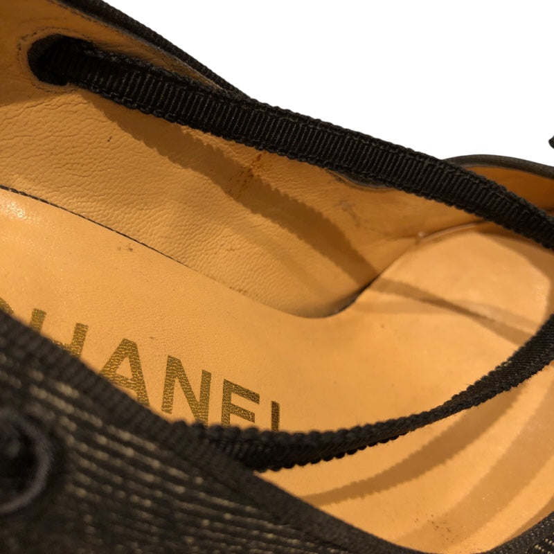 シャネル CHANEL ココマーク詩集デニムパンプス ブルー デニム レディース パンプス