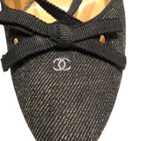 シャネル CHANEL ココマーク詩集デニムパンプス ブルー デニム レディース パンプス