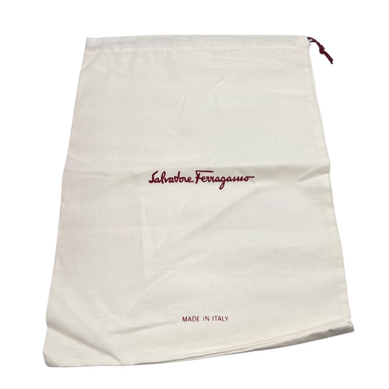 サルヴァトーレ・フェラガモ Salvatore Ferragamo US4 COMO30 ガンチーニサンダル ピンク エナメル レディース サンダル