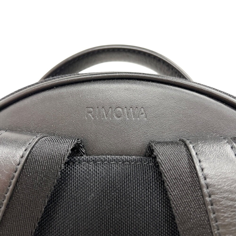 リモワ RIMOWA NEVER STILLバックパック ミディアム ブラック キャンバス/レザー メンズ リュック・デイパック