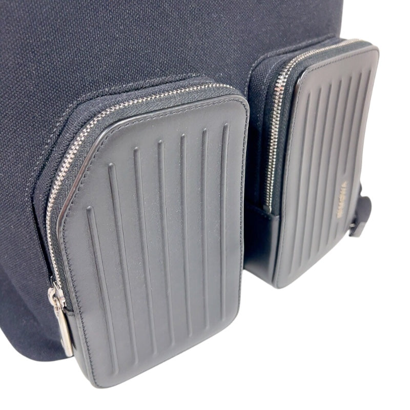 リモワ RIMOWA NEVER STILLバックパック ミディアム ブラック キャンバス/レザー メンズ リュック・デイパック