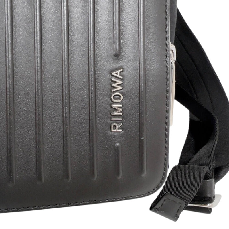 リモワ RIMOWA NEVER STILLバックパック ミディアム ブラック キャンバス/レザー メンズ リュック・デイパック