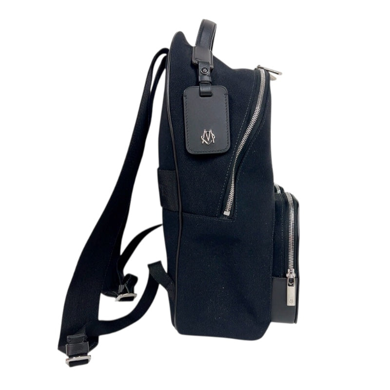 RIMOWA ブラック リュック NEVER STILL キャンバス スモール Never Still Small Flap Backpack in Leather & Canvas - Black