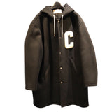 セリーヌ CELINE ワッペンロゴフーディロングコート RV03U1025 ウール メンズ その他アウター