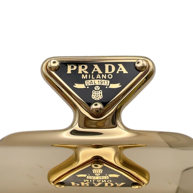 プラダ PRADA トライアングルロゴヘアクリップ メタル アクセサリー
