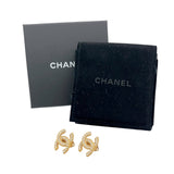 シャネル CHANEL ココマークイヤリング ゴールド メタル　ラインストーン アクセサリー