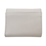 プラダ PRADA ロゴコンパクトウォレット 1MH043 ホワイト レザー レディース 三つ折り財布