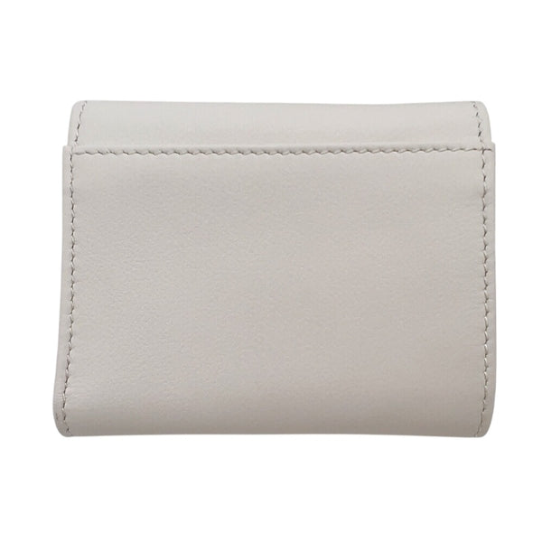プラダ PRADA ロゴコンパクトウォレット 1MH043 ホワイト レザー レディース 三つ折り財布