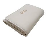 プラダ PRADA ロゴコンパクトウォレット 1MH043 ホワイト レザー レディース 三つ折り財布