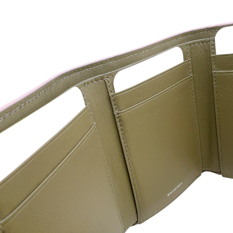 バレンシアガ BALENCIAGA ENVELOPE　ミニウォレット 736730 レザー ユニセックス 三つ折り財布