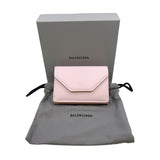 バレンシアガ BALENCIAGA ENVELOPE　ミニウォレット 736730 レザー ユニセックス 三つ折り財布