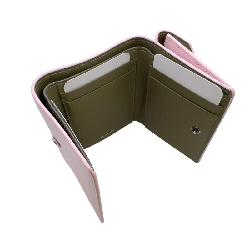 バレンシアガ BALENCIAGA ENVELOPE　ミニウォレット 736730 レザー ユニセックス 三つ折り財布