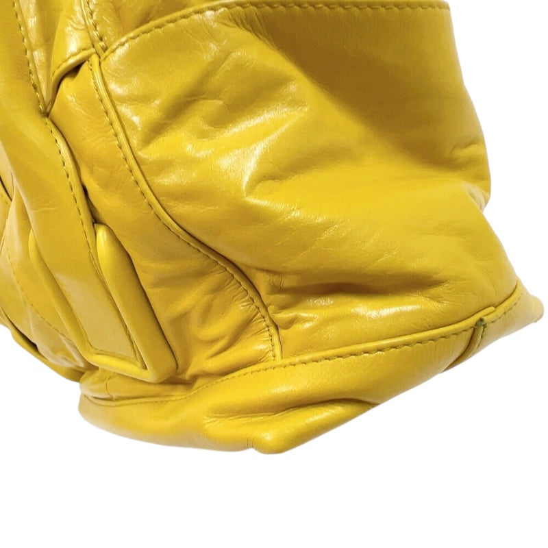 ボッテガ・ヴェネタ BOTTEGA VENETA ザアルコト―ト イエロー レザー レディース ショルダーバッグ
