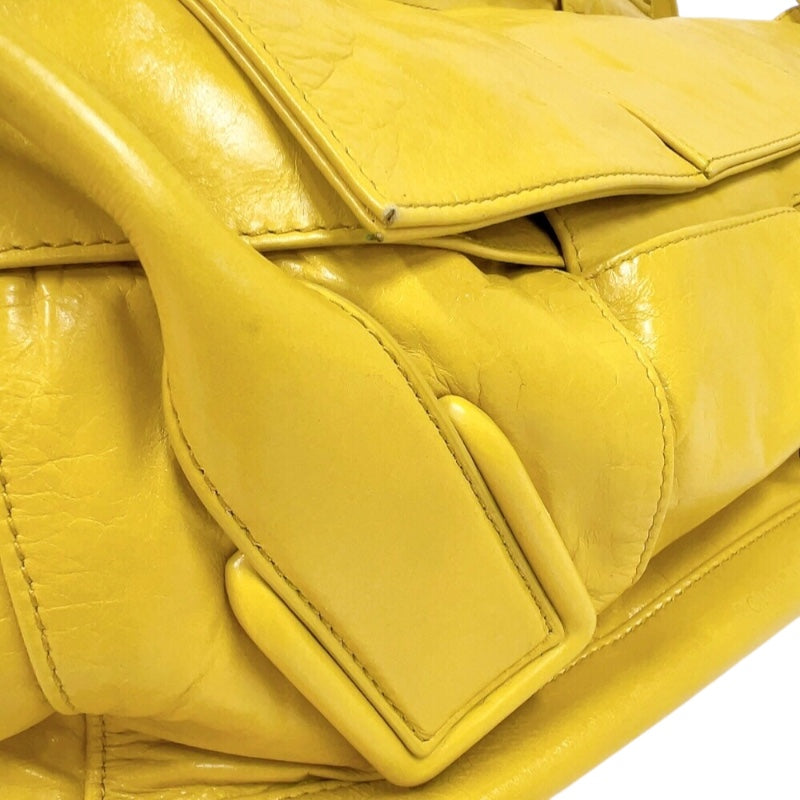 ボッテガ・ヴェネタ BOTTEGA VENETA ザアルコト―ト イエロー レザー レディース ショルダーバッグ