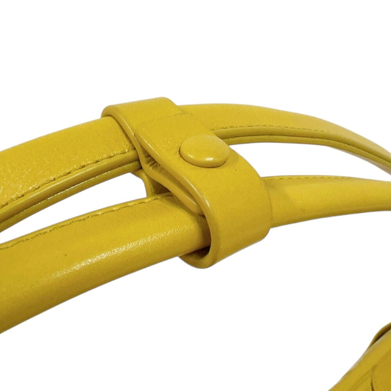 ボッテガ・ヴェネタ BOTTEGA VENETA ザアルコト―ト イエロー レザー レディース ショルダーバッグ