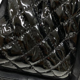 シャネル CHANEL ボーイシャネル チェーントート ブラック パテントレザー レディース ショルダーバッグ