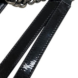 シャネル CHANEL ボーイシャネル チェーントート ブラック パテントレザー レディース ショルダーバッグ