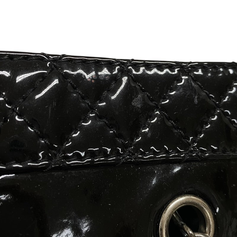 シャネル CHANEL ボーイシャネル チェーントート ブラック パテントレザー レディース ショルダーバッグ