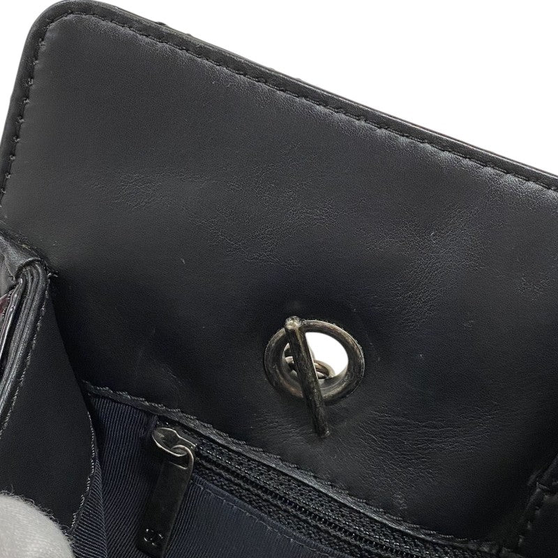 シャネル CHANEL ボーイシャネル チェーントート ブラック パテントレザー レディース ショルダーバッグ