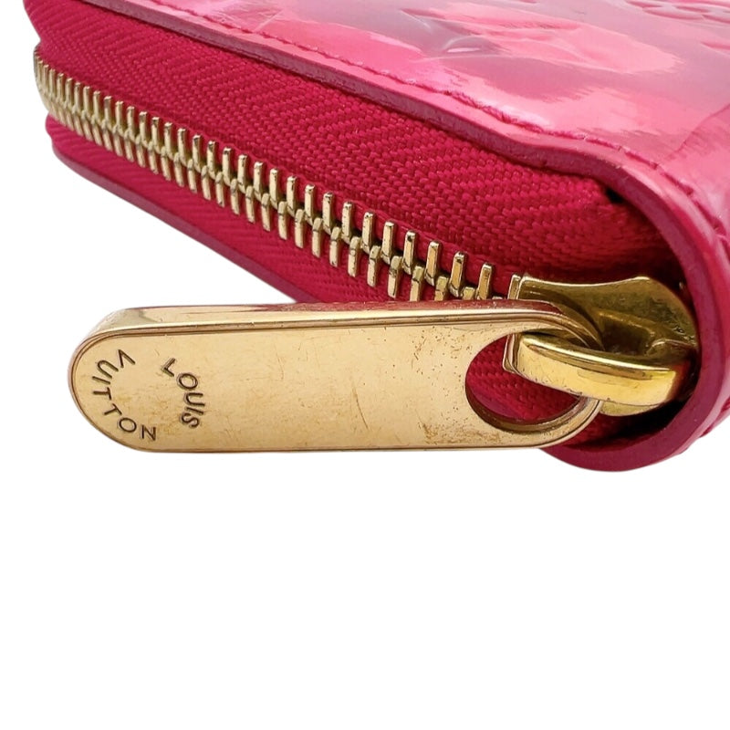 ルイ・ヴィトン LOUIS VUITTON ジッピー・ウォレット M90019 ローズアンディアン ヴェルニ  レディース 長財布