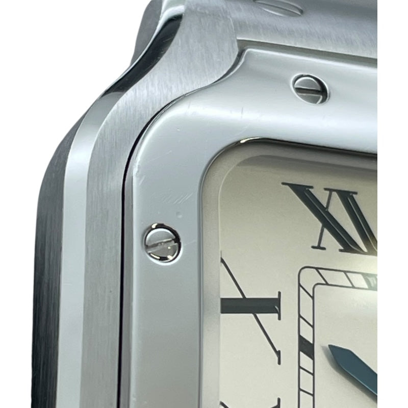 カルティエ Cartier サントス ドゥ カルティエ LM WSSA0018 シルバー SS 自動巻き メンズ 腕時計
