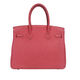 エルメス HERMES バーキン30 □Q刻　(2013年製) ローズリップスティック　シルバー金具 トゴ レディース ハンドバッグ