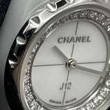 シャネル CHANEL J12 19mm H5237 ホワイト セラミック/SS クオーツ レディース 腕時計
