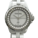 シャネル CHANEL J12 19mm H5237 ホワイト セラミック/SS クオーツ レディース 腕時計