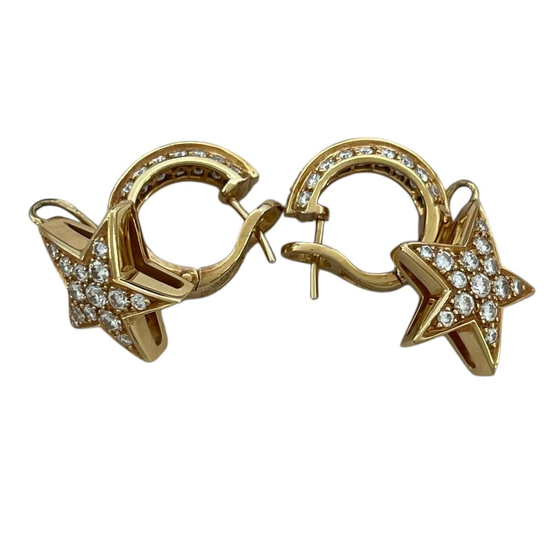 シャネル CHANEL コメットダイヤ ピアス ゴールド 750 ダイヤモンド