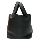 エルメス HERMES ピコタンロックPM C刻印　(2018年製) ブラック/シルバー金具 トリヨンクレマンス レディース ハンドバッグ